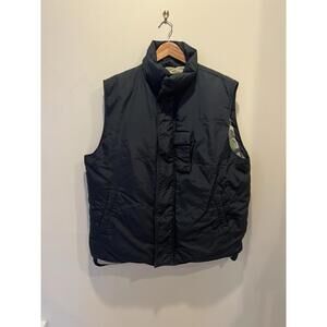 DNA Easyway Mens Black Puffer Vest XL Lightweight Zip Front